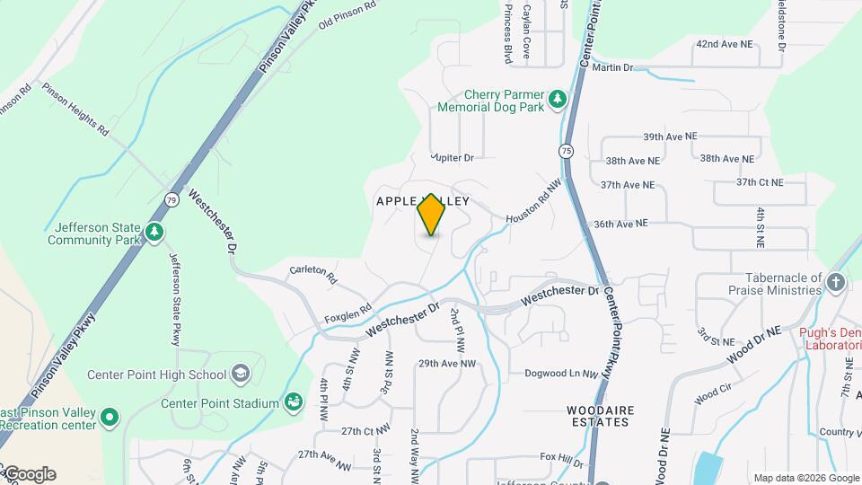 3012 Apple Valley Ln Map and Location Details