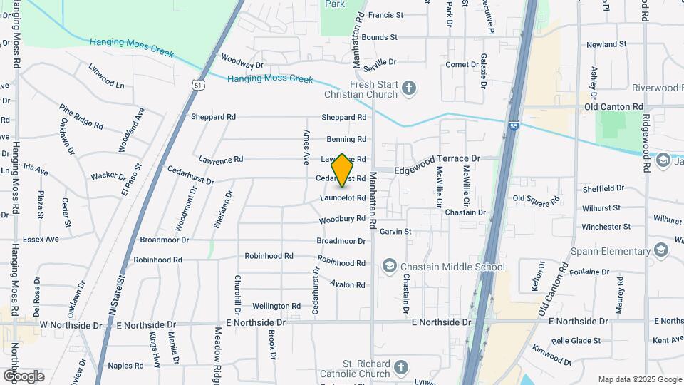 752 Launcelot Rd Map and Location Details