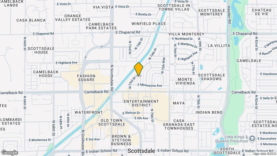 4604 N 74th St Map and Location Details