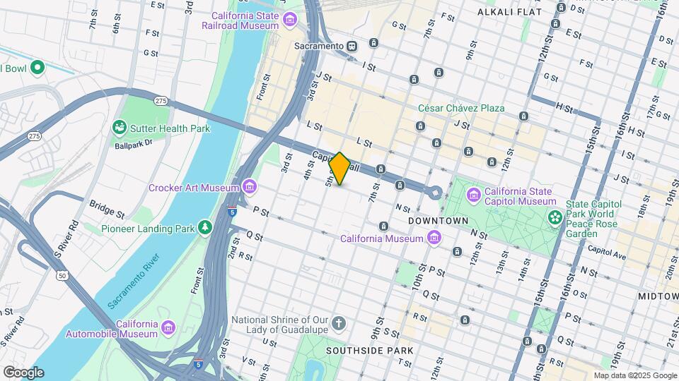 500 N St Map and Location Details