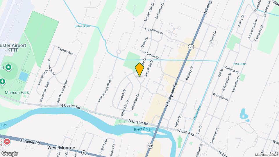 422 Theodore Dr Map and Location Details