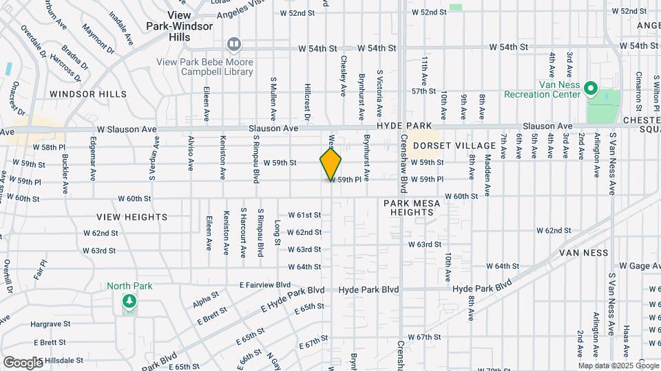 5963 West Blvd Map and Location Details