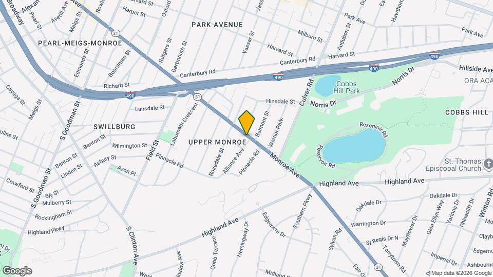 1079 Monroe Ave Map and Location Details