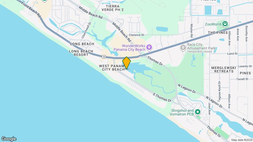 9902 S Thomas Dr, Unit Lake View Mapa y Detalles de la Ubicación