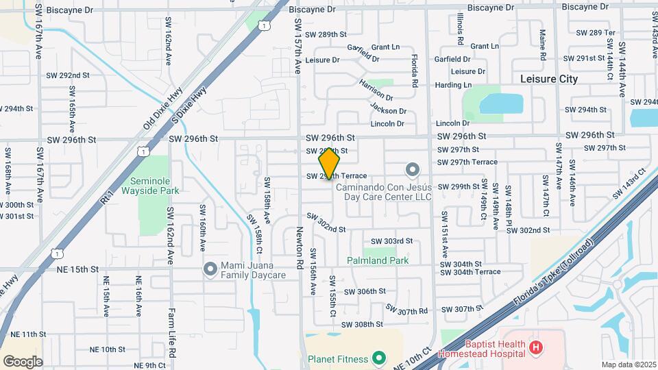 15501 SW 299th St Map and Location Details