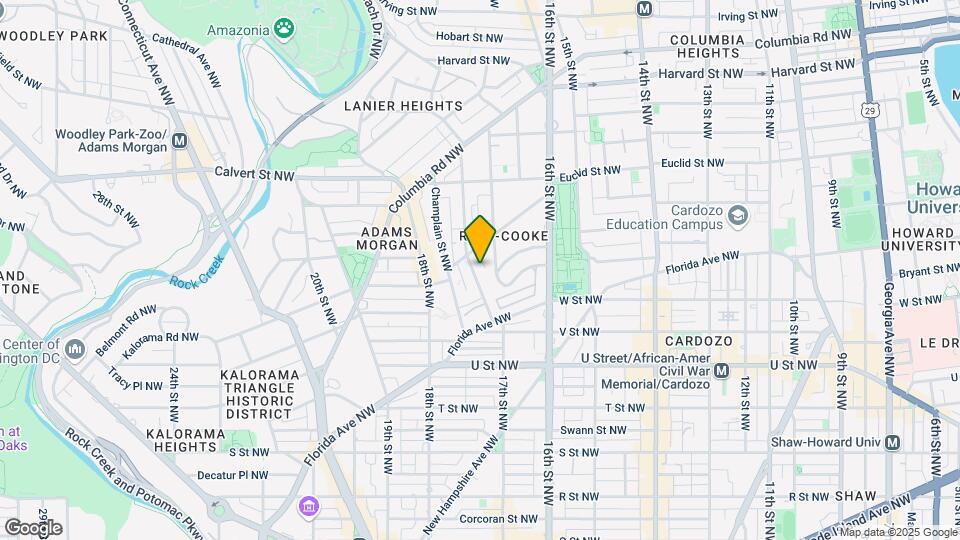 2303 Ontario Rd NW Map and Location Details