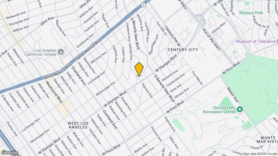 2154 Patricia Ave Map and Location Details