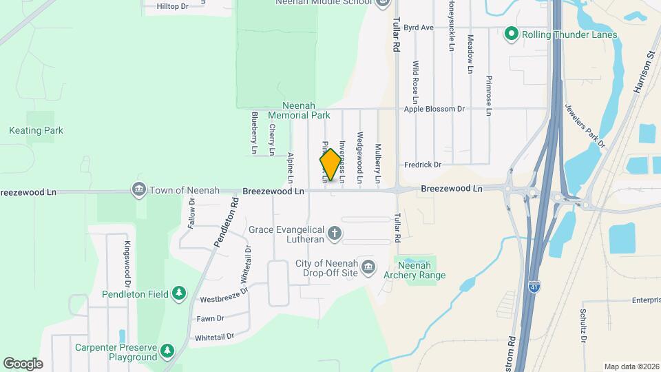 1137 Breezewood Ln Map and Location Details