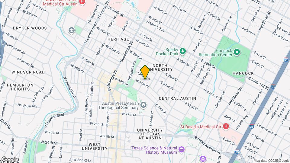 3105 Cedar St, Unit A Map and Location Details