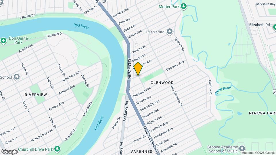 22 Harrowby Ave Map and Location Details