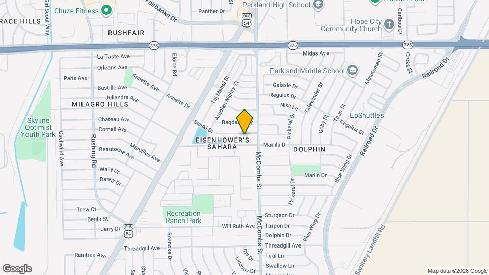 5724 Saluki Dr Map and Location Details