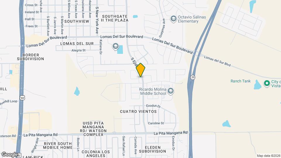 4207 Lorisa Dr Map and Location Details