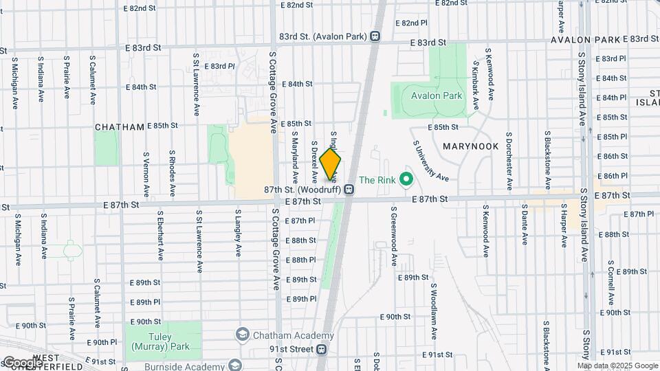 8636 S Ingleside Ave Mapa y Detalles de la Ubicación