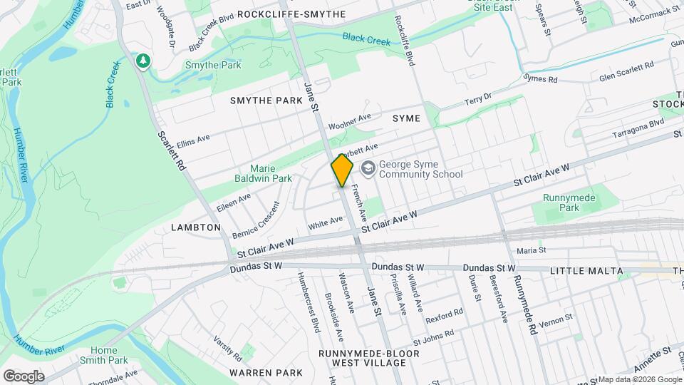 689 Jane St Map and Location Details