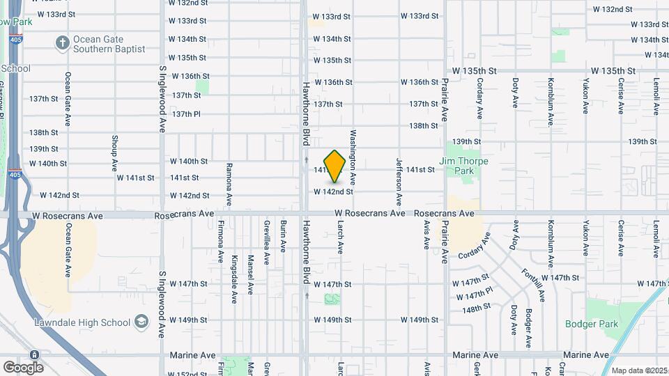 4351 W 142nd St Mapa y Detalles de la Ubicación