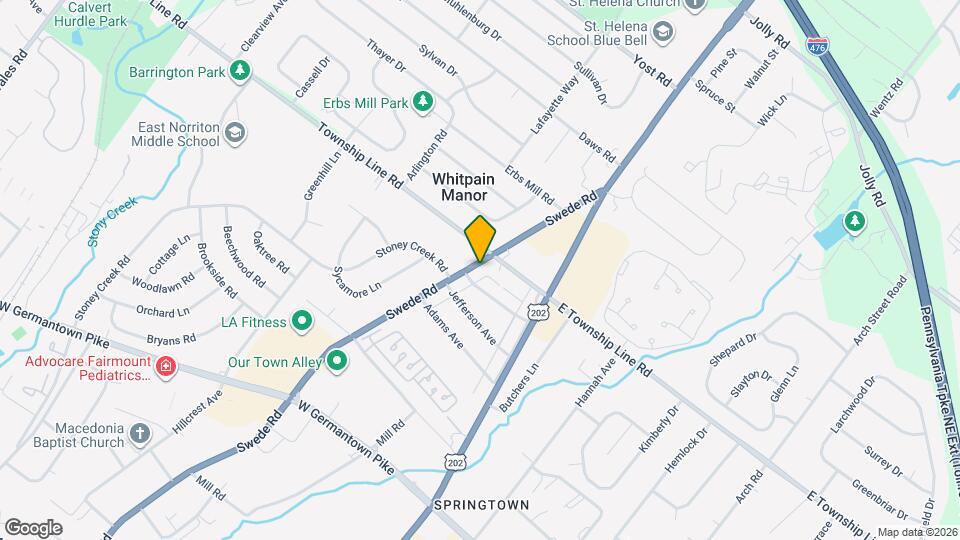 3304 Swede Rd Map and Location Details