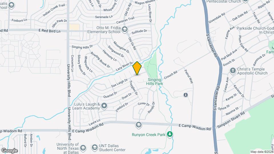 1622 Sax Leigh Dr Mapa y Detalles de la Ubicación