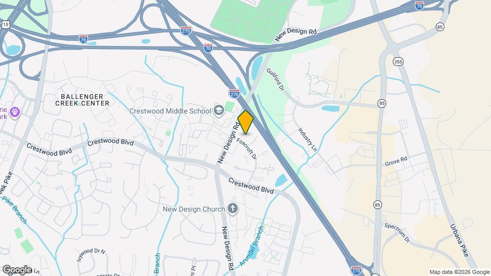 5805 Farmgate Ct Map and Location Details