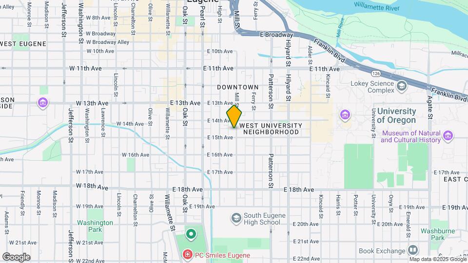 383-385 E 15th Ave Map and Location Details