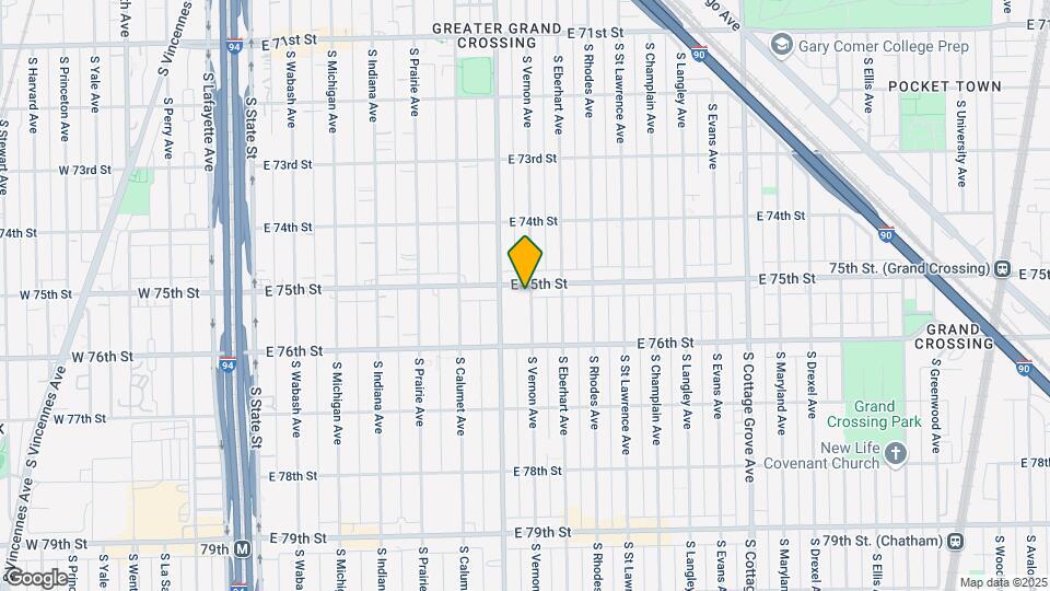 7506 S Vernon Ave Mapa y Detalles de la Ubicación
