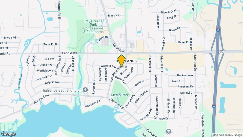 10615 Biscayne Blvd Map and Location Details