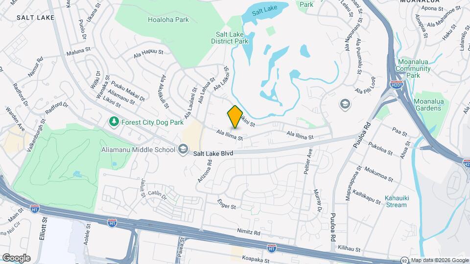 909 Ala Nanala St Map and Location Details