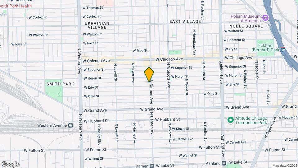 2004-2014 W Erie St Map and Location Details