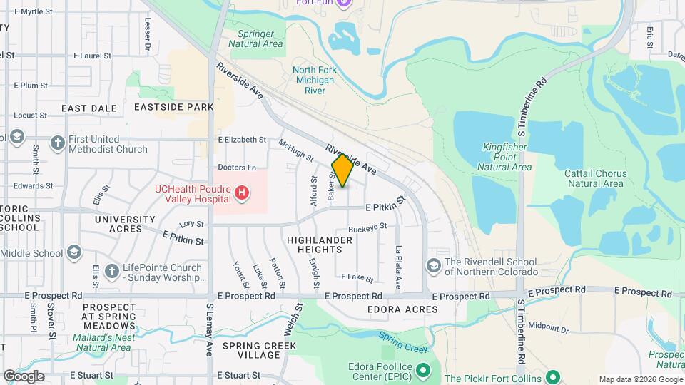 1113 Hays St Map and Location Details