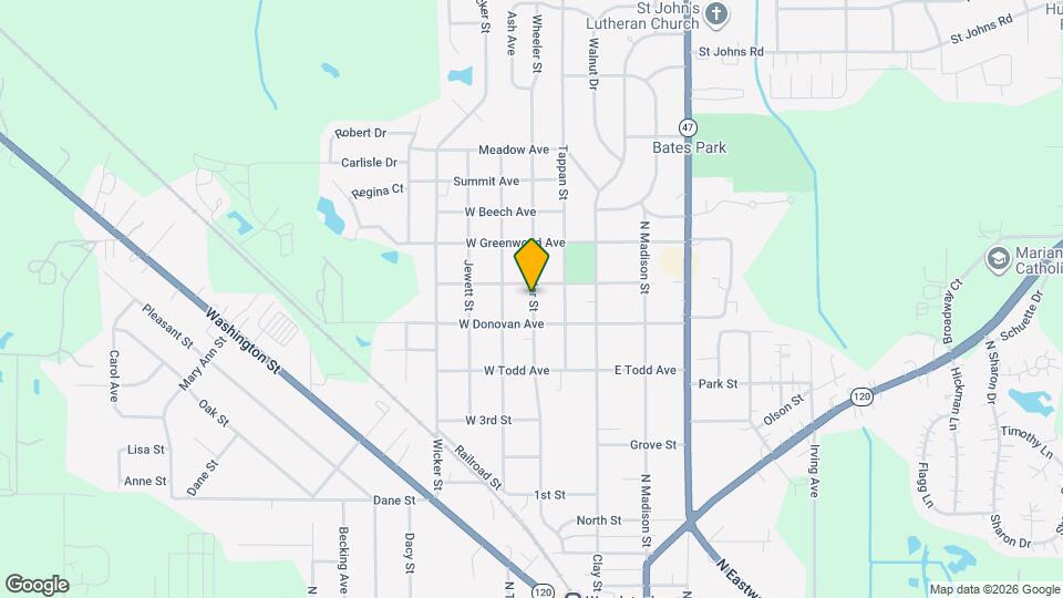 1022 Wheeler St Map and Location Details