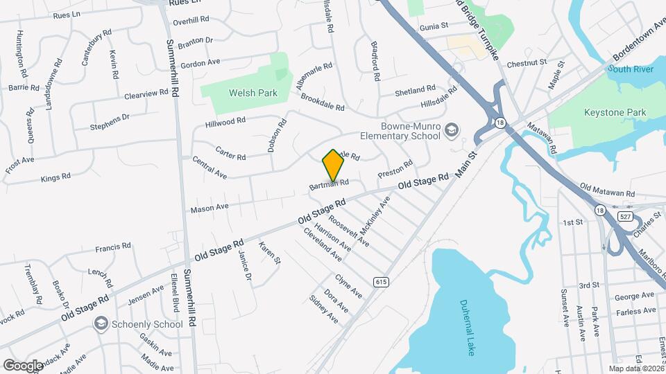 25 Bartman Rd Map and Location Details