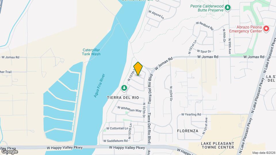 10743 W Desert Elm Ln Map and Location Details