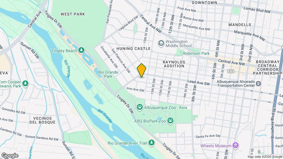 1419 Coal Ave SW Map and Location Details