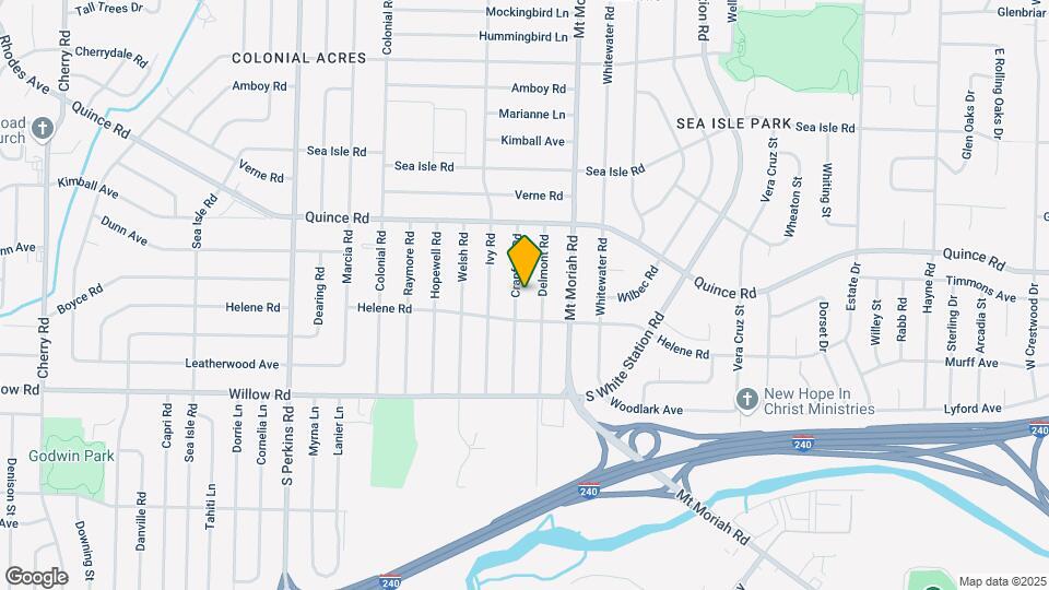 1560 Cranford Rd Map and Location Details