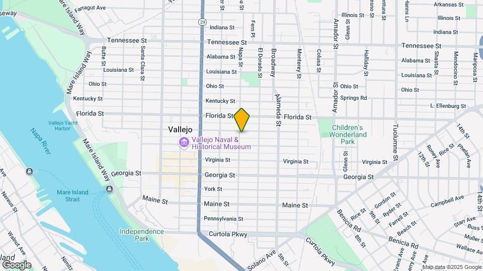 922 Napa St Map and Location Details