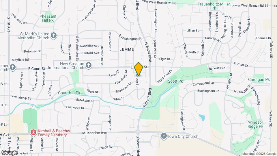 470 Peterson St Map and Location Details