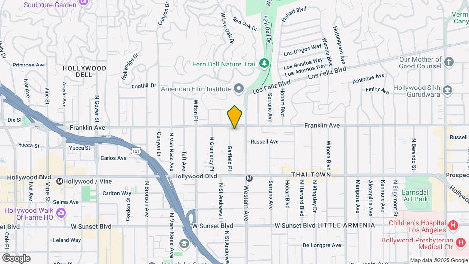 1848 Garfield Pl Map and Location Details
