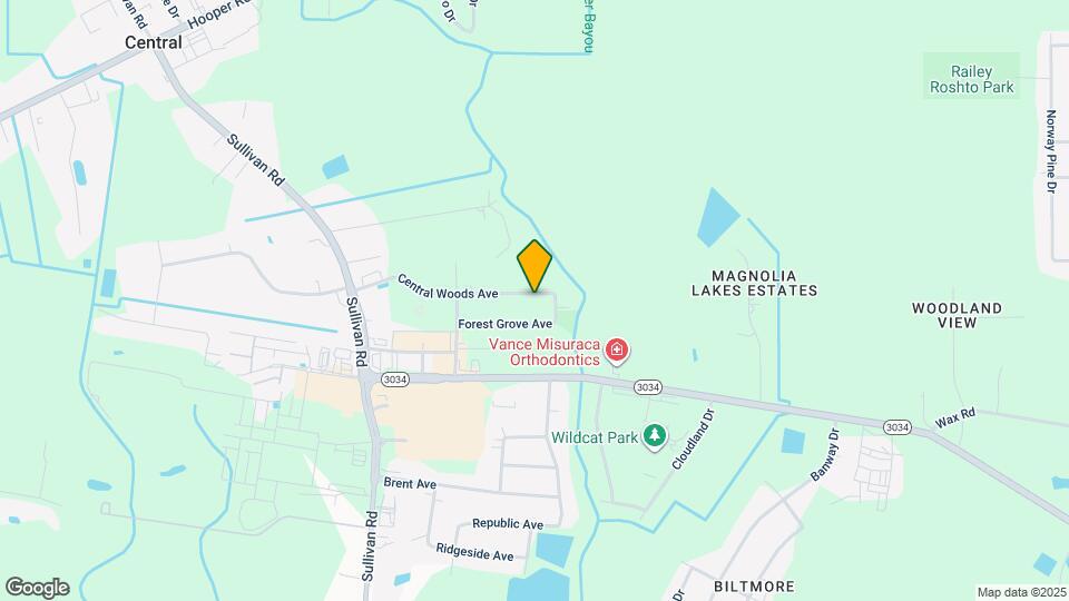 14924 Central Woods Ave Map and Location Details