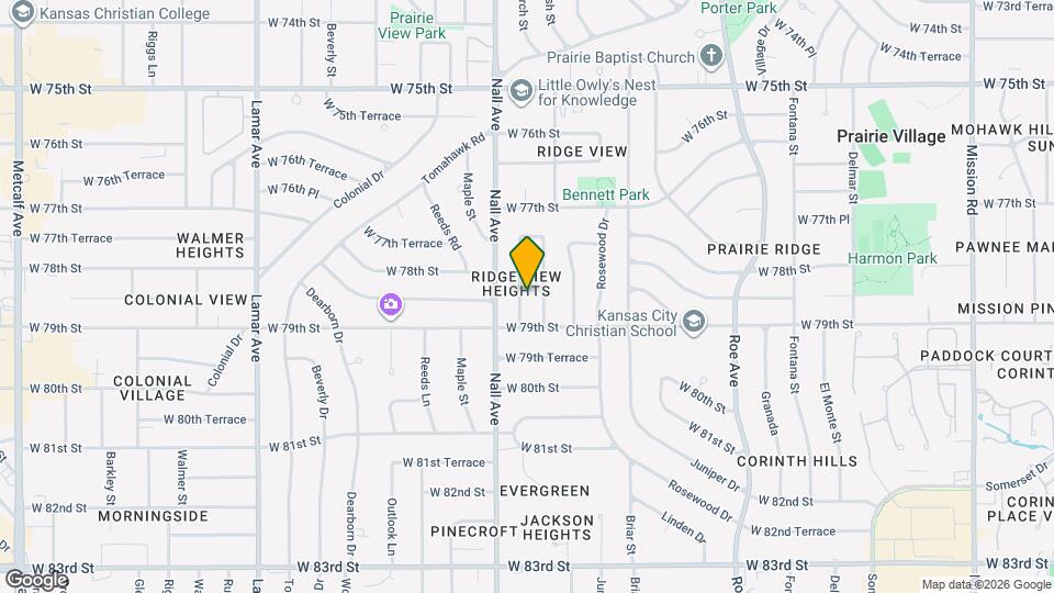 7821 Birch St Map and Location Details