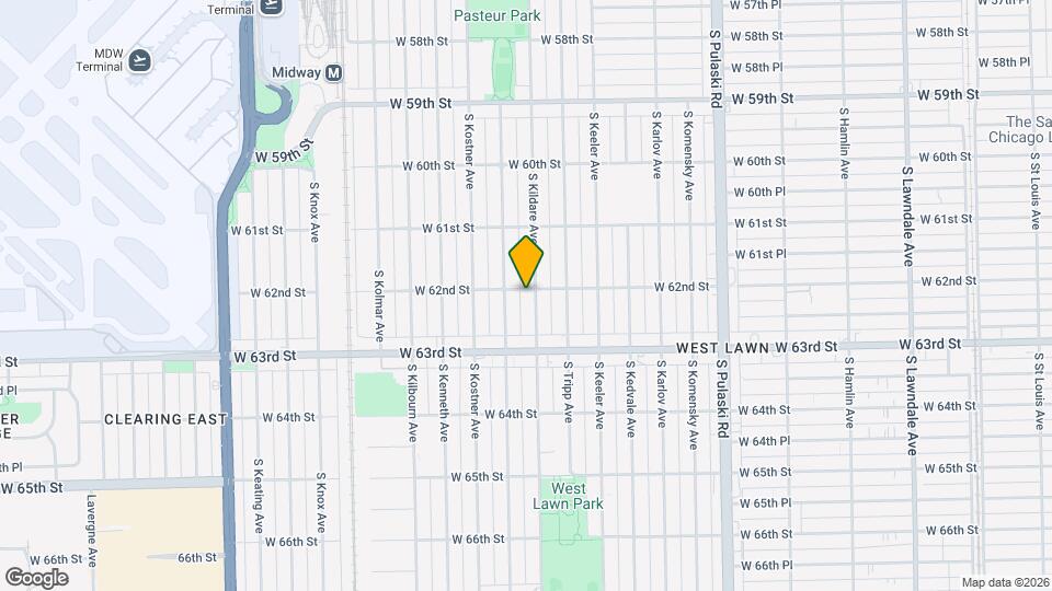 6204 S Kildare Ave Mapa y Detalles de la Ubicación