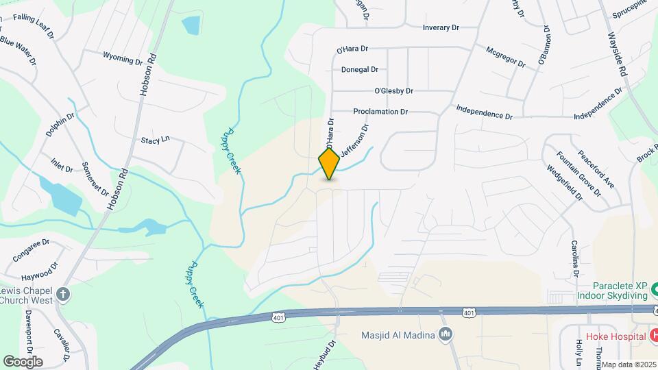153 Springhaven Dr Map and Location Details