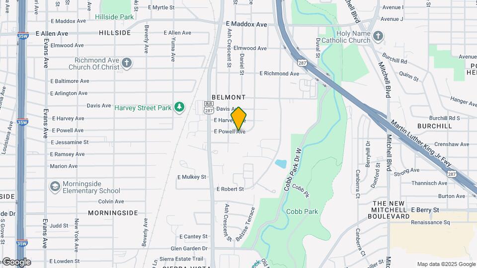 1718 E Powell Ave Map and Location Details