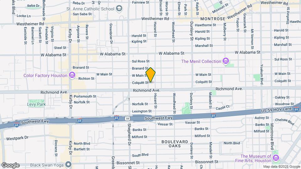 1919 Colquitt St Map and Location Details