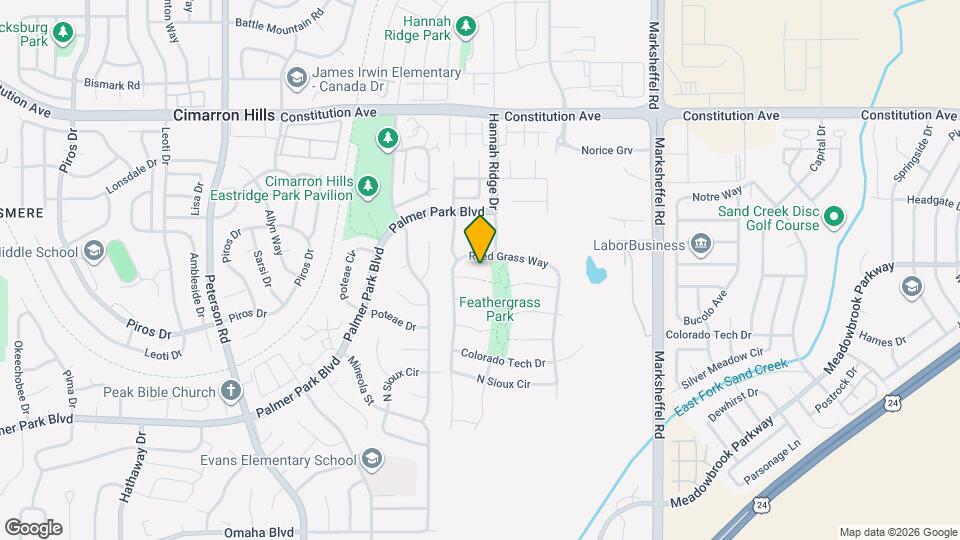 7356 Big Prairie Ct Map and Location Details