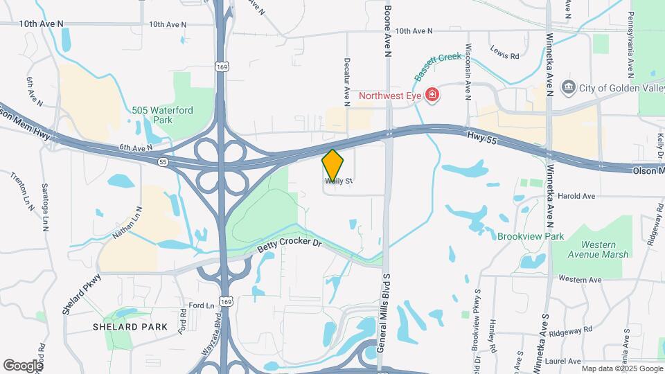 8925 Wally St Map and Location Details