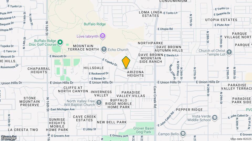 2140 E Rosemonte Dr Map and Location Details