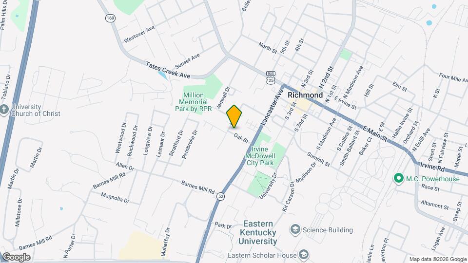 441 Oak St Map and Location Details