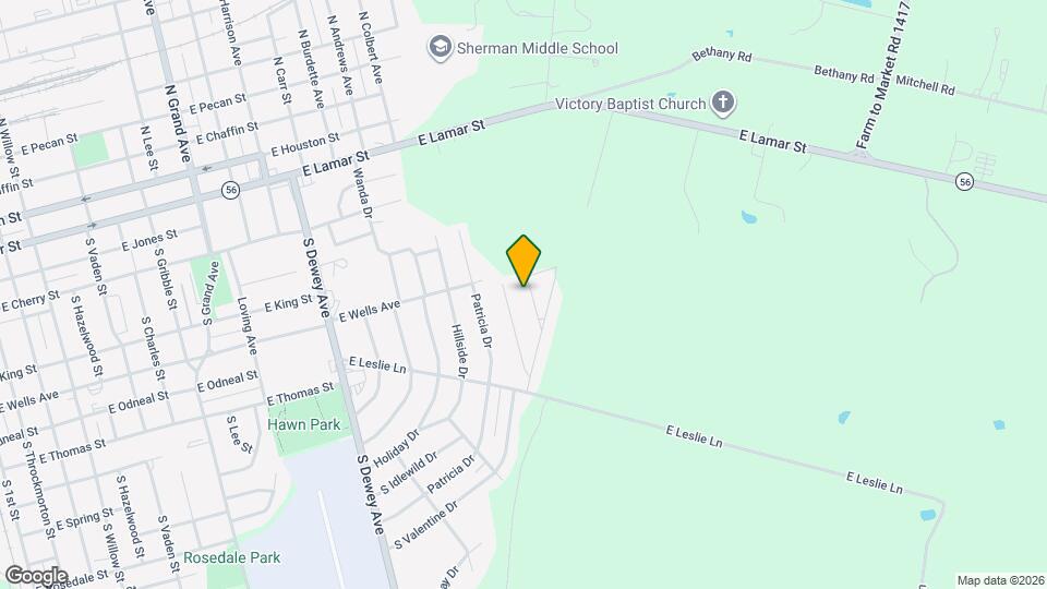 712 Ray St Map and Location Details