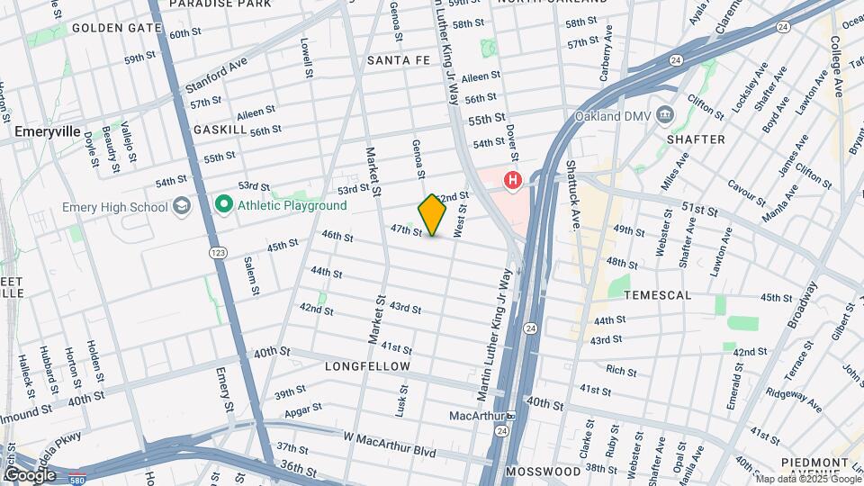 841-843 47th St Mapa y Detalles de la Ubicación