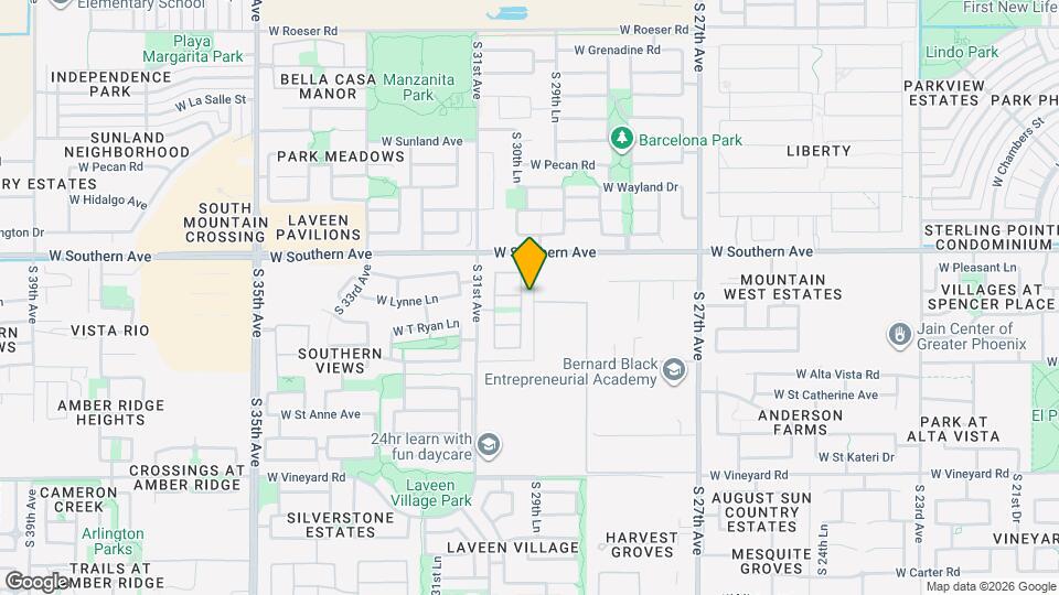 6109 S 30th Dr Map and Location Details