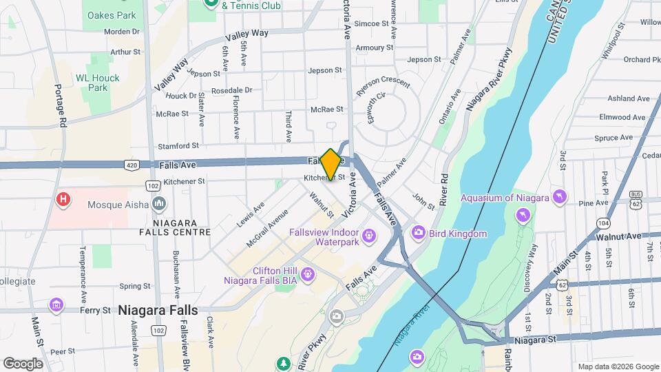 4893 Hunter St Map and Location Details